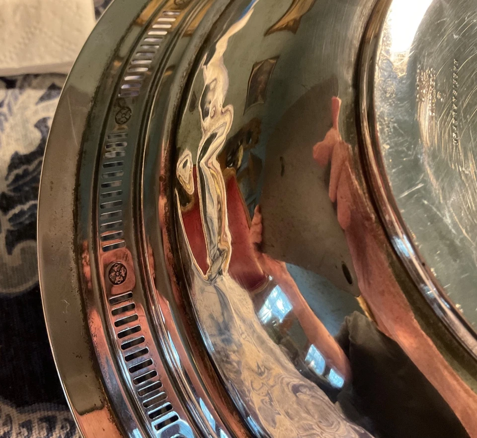 Cuenco Harris & Shafer vintage de plata de ley Foto 3 de 4