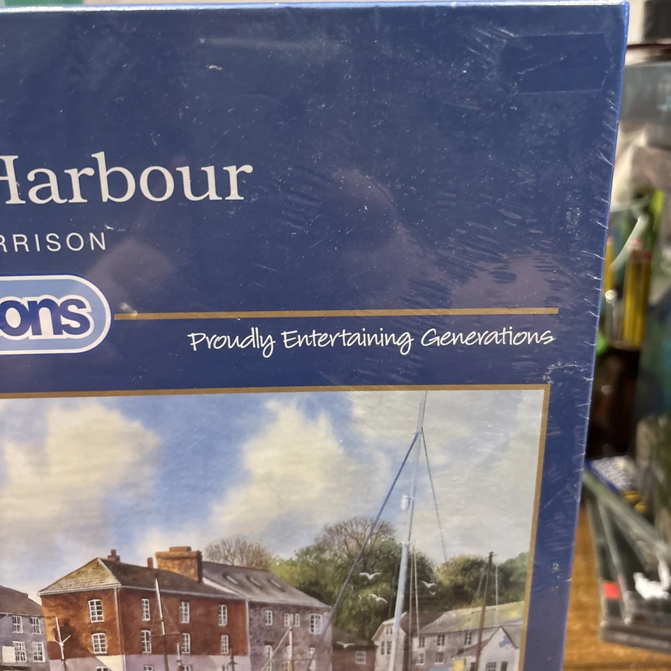 Gibsons 1000 Piece Jigsaw Puzzle Padstow Harbour New & Sealed free post U.K.  - Image 3 of 4