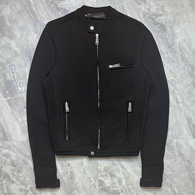 Dsquared2 Women s Black Full Zip Knit Sweater Jacket Size M Made in Italy