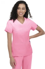 koi Lite Reclaim Women's 2-Pocket Ombre Print Top 1088PLM Multiple Colors