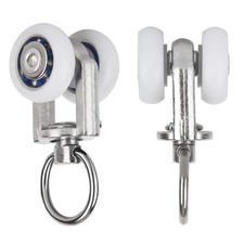 30 PCS Curtain Track Rollers Mute Wheel Hook Pulley Runners Slider Ceiling
