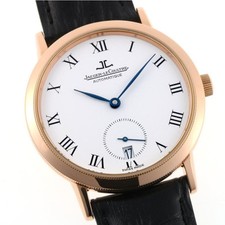 JAEGER LECOULTRE GENTILHOMME 155.2.9 Automatic Cal.891 White Dial Rose Gold Mens