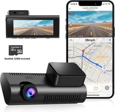 4K 1080P Dash Cam Front Rear WiFi GPS App Control Sony Sensor  32GB SanDisk