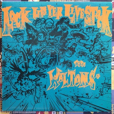 Thee Waltons - Lock Up Yer Livestock It's... (LP, Orange) Rockabilly Psychobilly