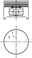 Kolbenschmidt Kolben 40277610 FüR Dacia Renault Logan 1 Sandero Stepway MCV Pick