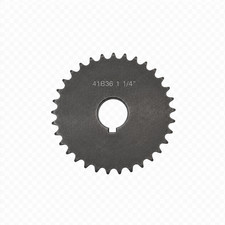  41 Roller Chain Gear Sprocket B Type 1 1/4" Bore 36 Tooth 1/4 Keyway 41B36