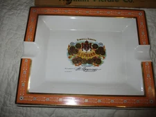 H. Upmann Toro Cigar Ceramic Ashtray Unused 9.25" x 7.25" Very Nice