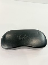 Ray-Ban Sunglasses Case Black Hard Shell Clamshell Eyeglass Case Replacement