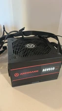 Aresgame Power Supply 650W, 80 Plus Bronze Certified, Non Modular PSU (AGV650)