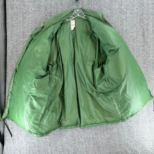 Vintage Frostline Kit Goose Down Puffer Jacket Green Ripstop Mens Large 70s/80s image 2