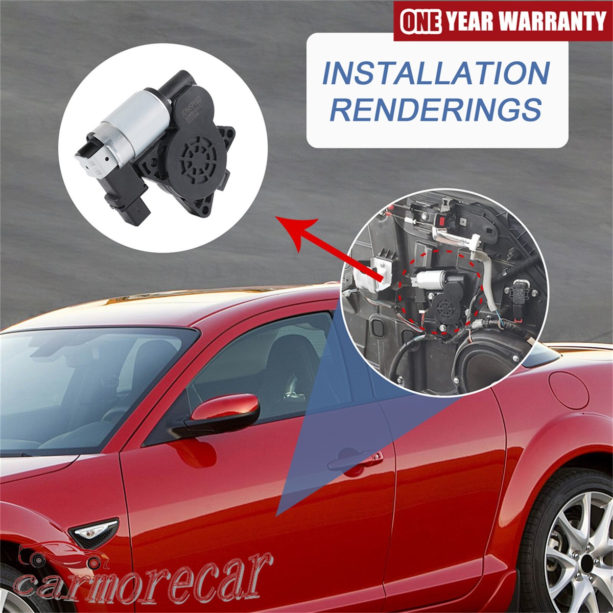 OEM Mazda G22C-58-58XF Power Window Lift Motor for 3 04-09 5 6 CX