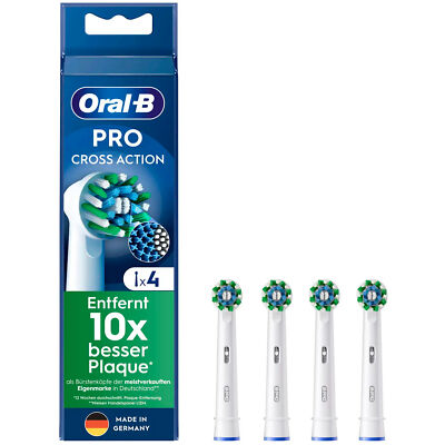 Oral-B Oral-B Pro Cross Action Aufsteckbürsten 4er-Pack, weiß