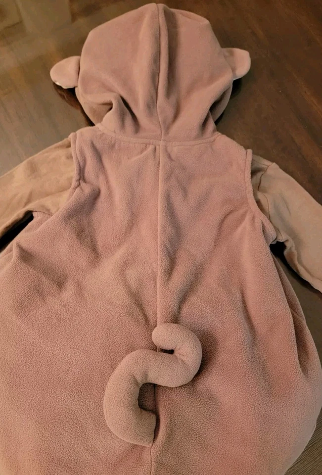 Carters Halloween Costume Fleece Monkey - 24 Months - Image 2 of 3