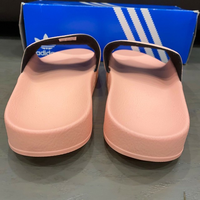 Mens adidas Adilette Slides Haze Coral Ba7538 US 5 for sale online | eBay
