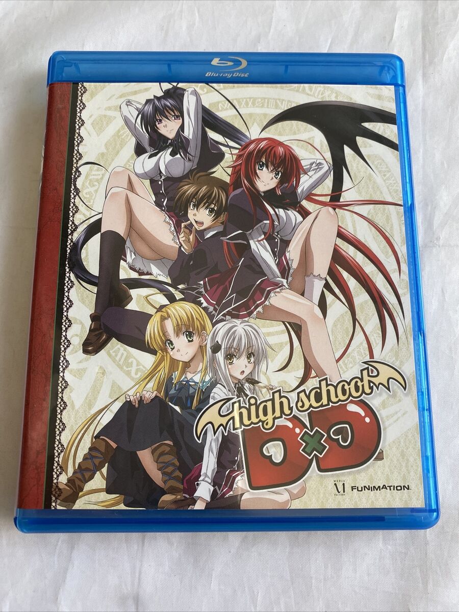 High School DxD: Episodes 1-12 + Extras Dvd 2013 4-Disc Set 704400091667