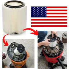 Replacement Shop Vac Filter for Sears Craftsman 5+ 6 8 12 16 gallon. Wet Dry Vac