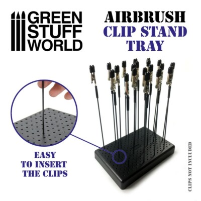 Airbrush-Clip-Halter - airbrush Pistolen Reinigungsstation Halter