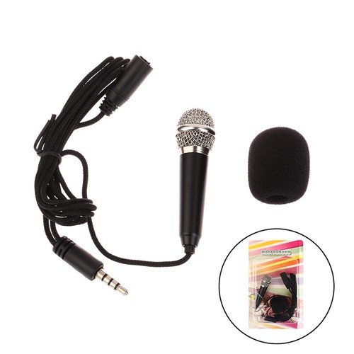 3.5mm Karaoke Mic Earphone Mini Stereo Headphone In-Ear Headset Singing Artifact - Afbeelding 13 van 18