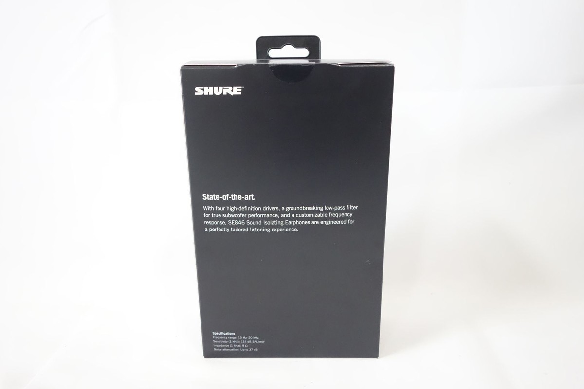 Shure SE-846 Sound Isolating Earphones Clear Generation UNUSED | eBay