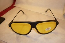 SUN GLASSES YELLOW UV PROTECTION ULTRA VIOLET RAYS DRIVING LIFETIME OPTICS