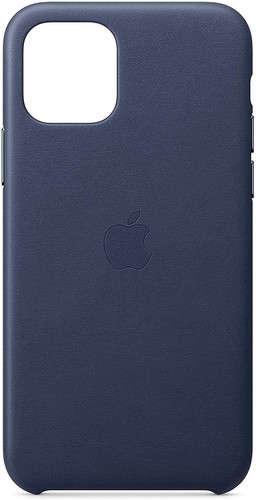 Véritable Apple IPHONE 11 Pro Cuir Étui/Housse - Bleu Nuit - Neuve - Photo 7 sur 11