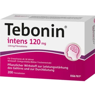 DR. WILMAR SCHWABE TEBONIN intensivo 120 mg compresse rivestite con film 200 pz PZN03379106