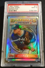1993 DUANE WARD TOPPS FINEST REFRACTOR #17 PSA 9 BLUE JAYS POP 62 (017)
