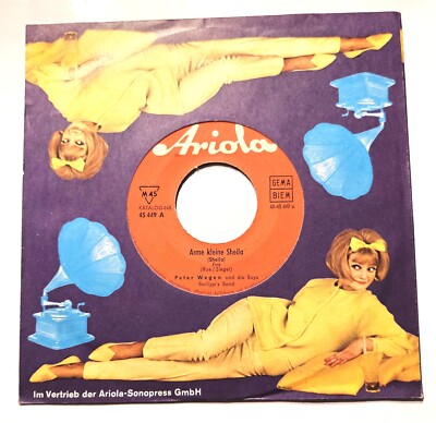 PETER WEGEN ''Arme Kleine Sheila'' D TOMMY ROE CV Sheila TEEN RnR 7'' 45 ARIOLA 60s