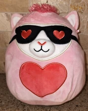 Squishmallows Kip the Pink Llama Plush  Kellytoy 8" 