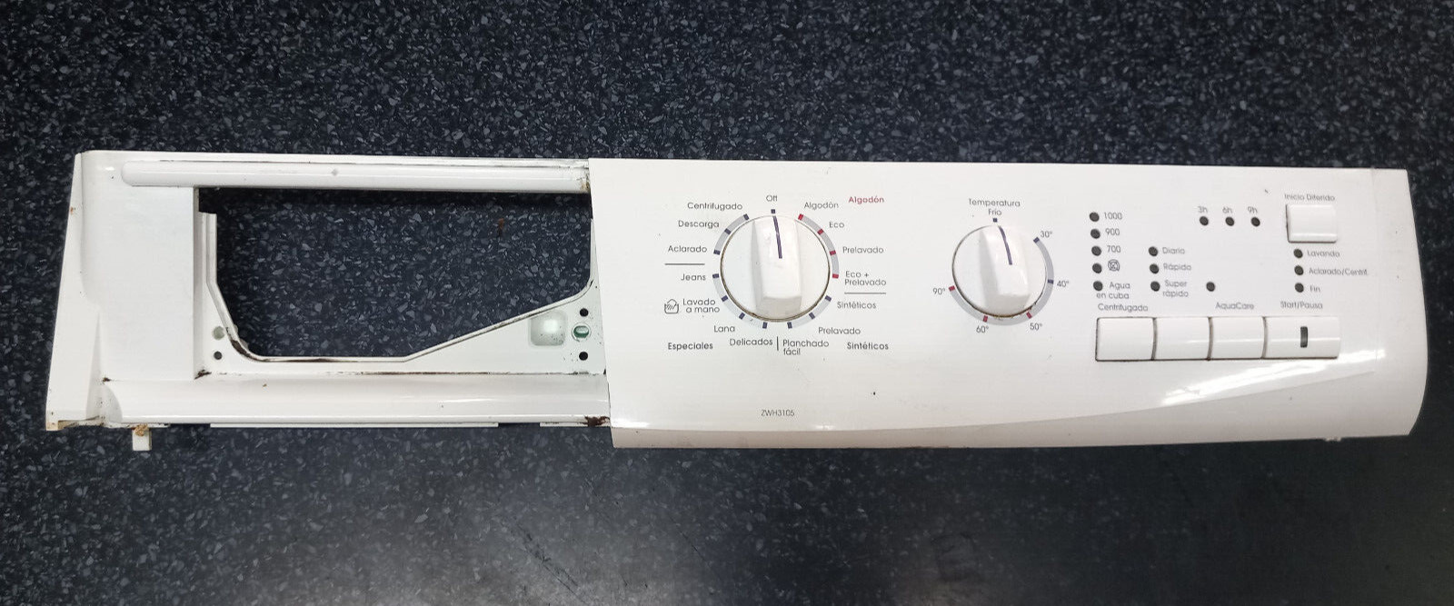 Frente con tarjeta electronica USADO lavadora Zanussi ZWH3105