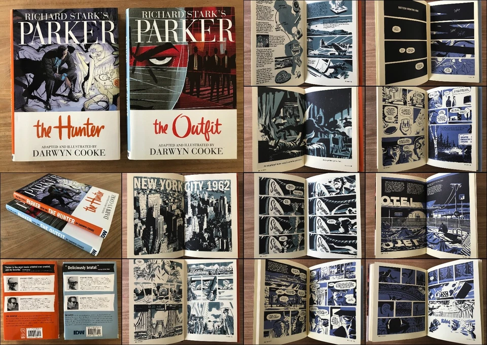 DARWIN COOKE - PARKER, THE HUNTER & THE OUTFIT - FIRST EDITIONS - GRAPHIC NOVELS - Photo 1/1