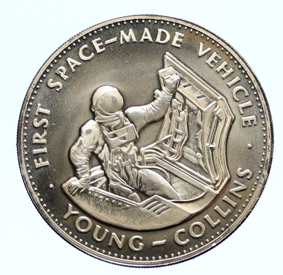 1970's USA NASA Gemini X ASTRONAUTS VEHICLE RENDEZVOUS Proof