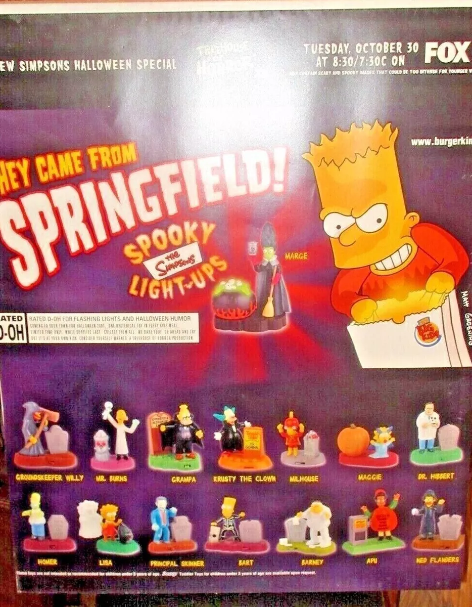 Simpsons halloween sales burger king