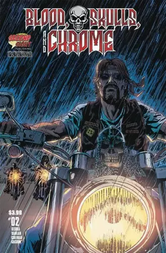 Blood Skulls And Chrome #2 (of 5) Cvr A Ruiz Second Sight Publishing Comic Book