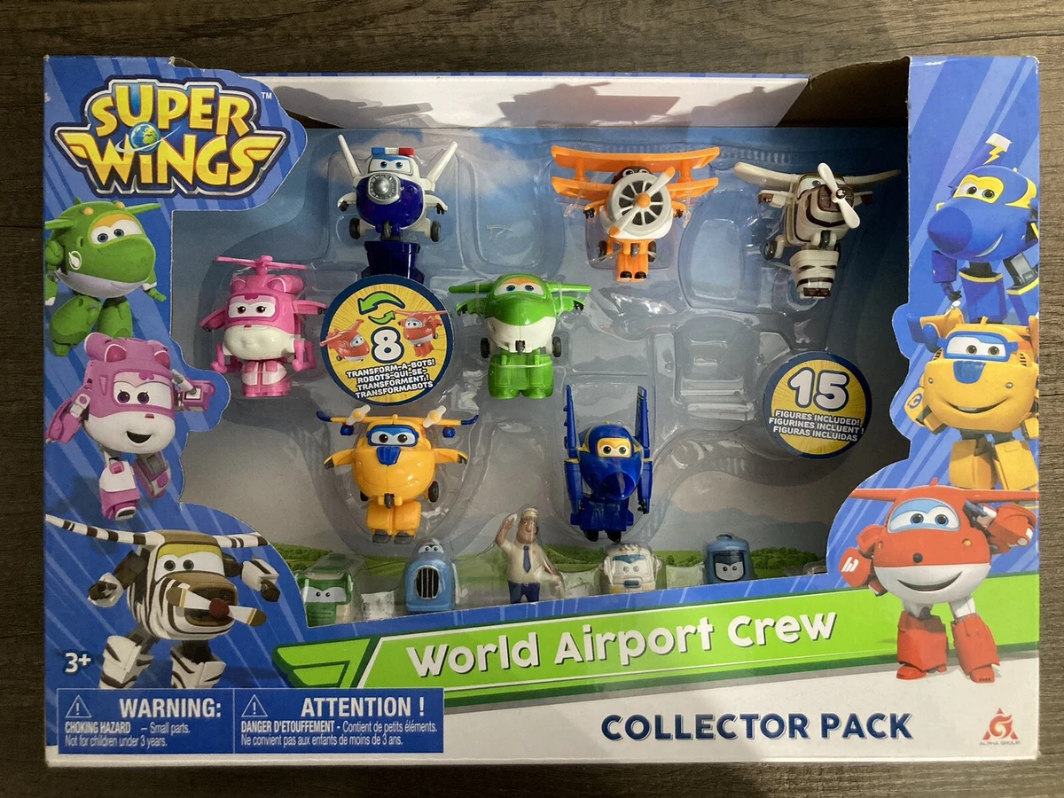 Super Wings Airport Crew Collector Pack (15 Figures)