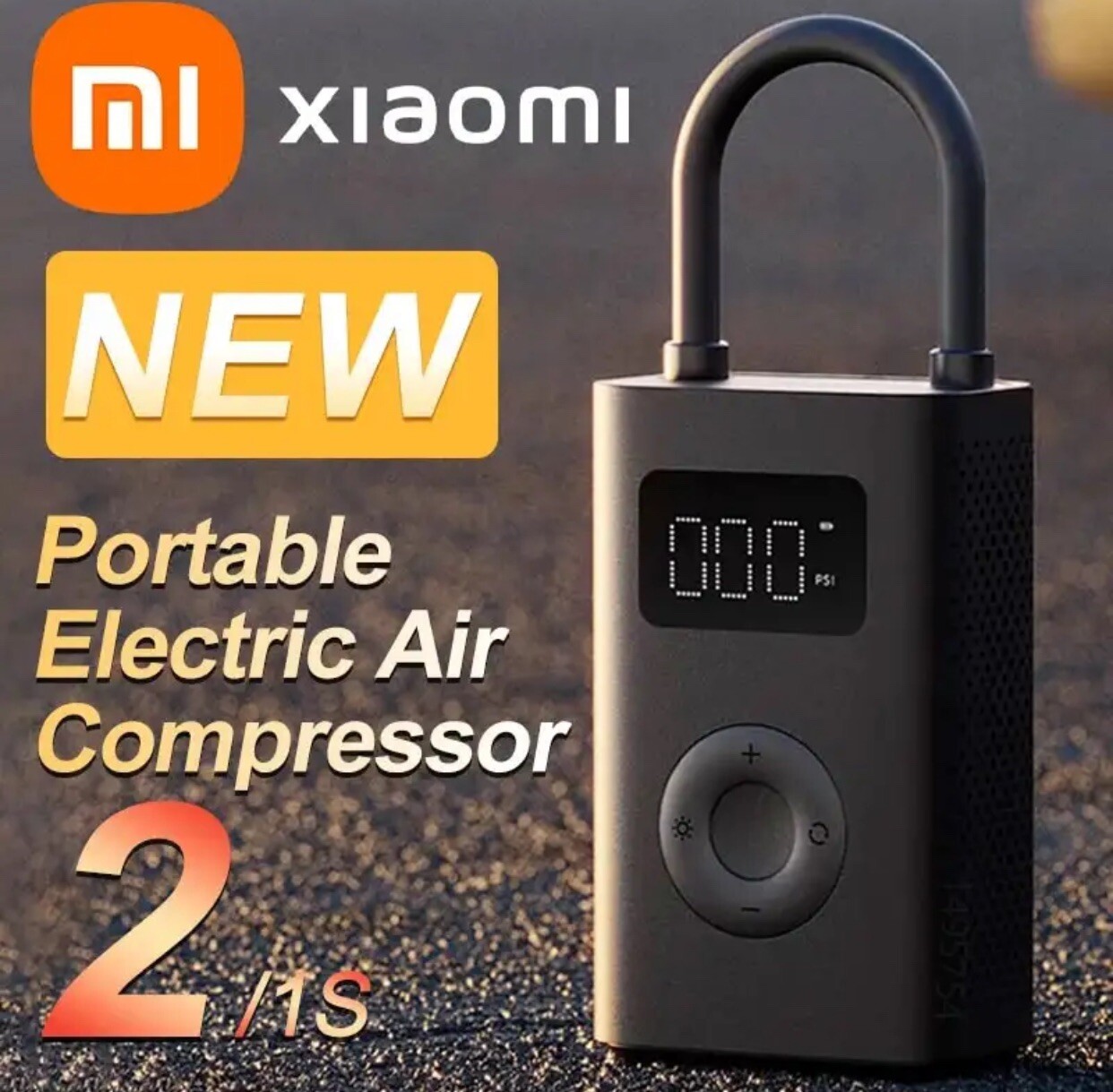 XIAOMI Mijia Air Pump 2 25%Speed Boost 150PSI Car Tire Inflator Bike Compressor-image