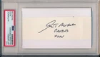 Art Modell Cleveland Browns Signed/Auto 3x5 Index Card PSA/DNA 156457