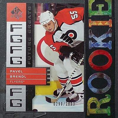 PAVEL BRENDL  2002-03  SP Authentic  FUTURE GREATS  #127  Philadelphia Flyers