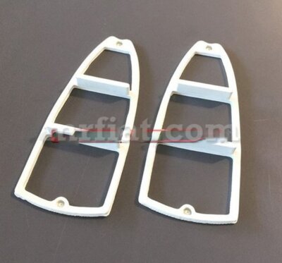 Autobianchina Bianchina Normale 4 Posti White Inner Gasket Rear Lens Set New