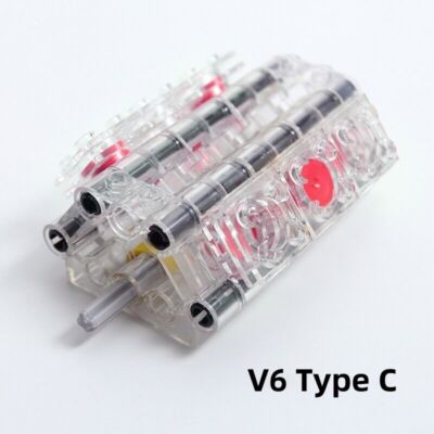 MOC Technic Parts V6 V2 V4 Cylinder Piston Block Bricks Model DIY Toy for le*go
