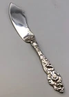 Les Six Fleurs by Reed & Barton Sterling Silver solid Master Butter Knife 7 1/8"