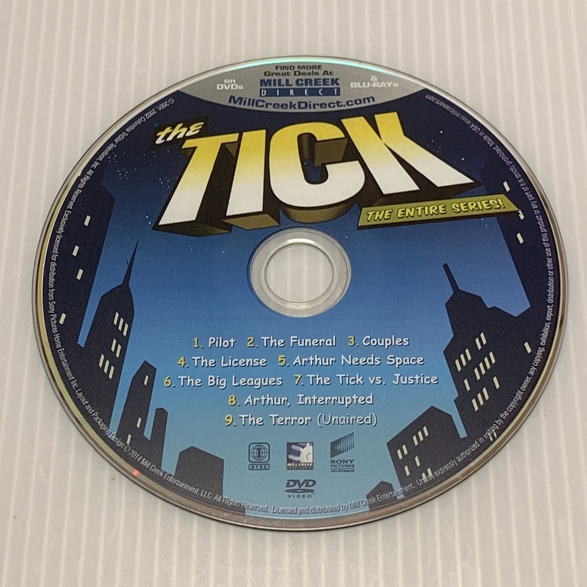 The Tick: Entire Series (DVD, 2002, Complete) All 9 Episodes