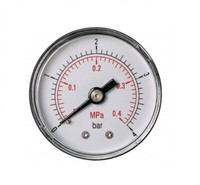 "50Mm 0-0.4 Mpa 0-4 Bar 1/4\"AXIAL Luftdruck Manometer Druckluftmesser MessgeräT"