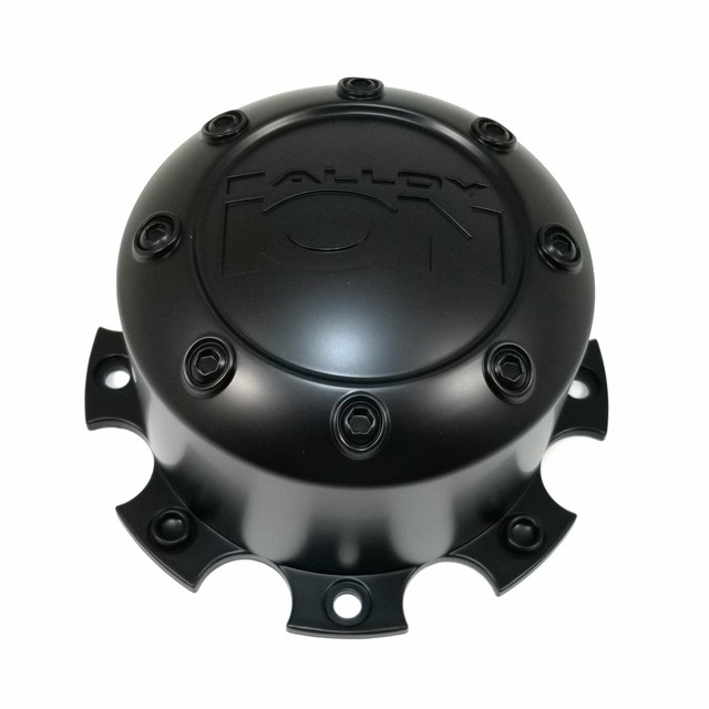 Ion Alloy Wheel Center Hub Cap Matte Black Dually Rear for 167 17x6.5