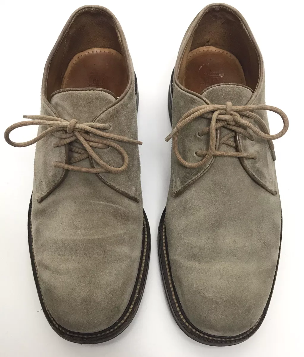 Men s Cole Haan Memory Flex Comfort Beige Suede Shoes Size 8 D eBay