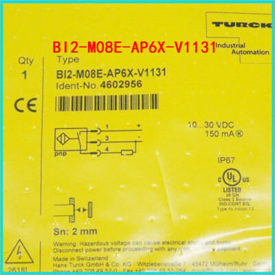 New original TURCK inductive switch sensor unit BI2-M08E-AP6X-V1131 PLC module