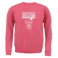 Emotional Breakdown Place Ice Cream Here - Unisex Sweater / Jumper - 8 Colours Emotional Breakdown Place Ice Cream Here - Unisex Sweater / Jumper - 8 Colours