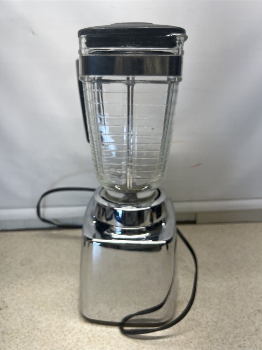 Osterizer Classic VIII 8 Speed Blender Model 542 Chrome Mid
