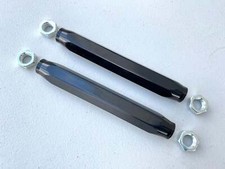 1958-1964 Chevy Impala Aluminum Tie Rod End Adjusting Sleeves Black Anodized