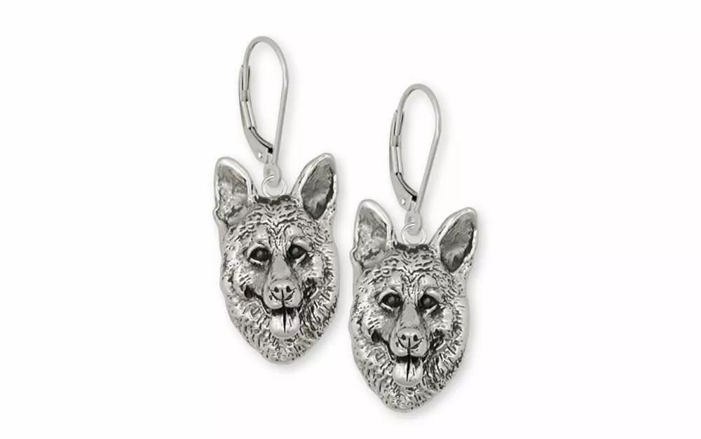 German shepherd best sale earrings